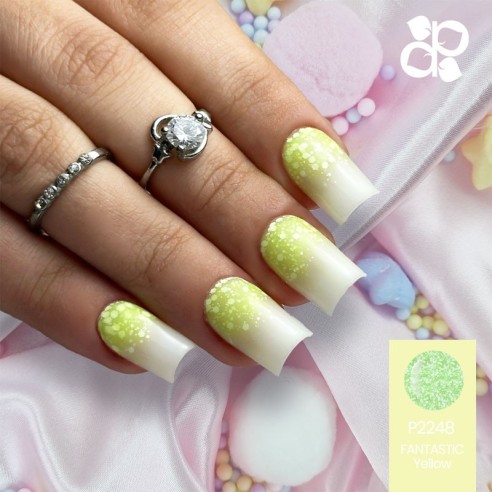 Gel Polish P2248 Fantastic Yellow -Semi permanent nail polishes -Purple Professional