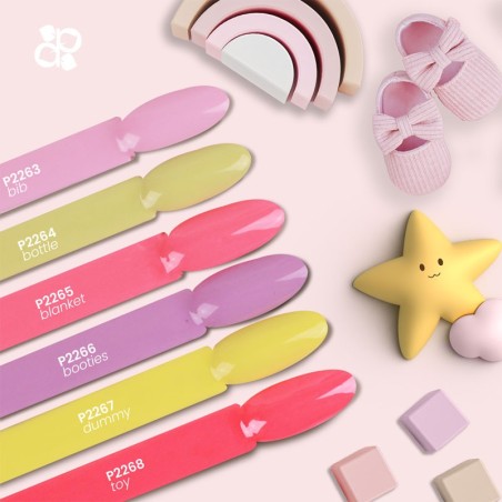 Smalto gel P2267 Ciuccio per bambini -Smalto semipermanente -Purple Professional