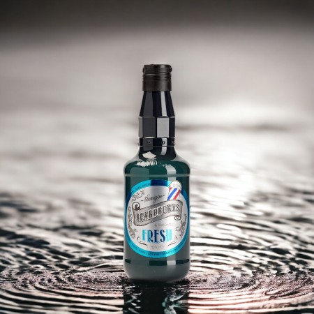 Beardburys Fresh Shampoing rafraîchissant sans parabène 330 ml -Shampooings -Beardburys 2