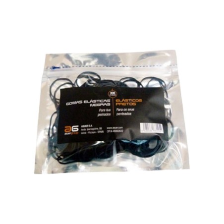 Gomas elásticas negras para peinados AG -Horquillas, pinzas y coleteros -AG