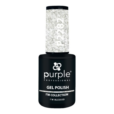 Smalto semipermanente P2282 I'm Blessed Glitter -Smalto semipermanente -Purple Professional