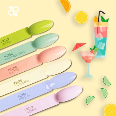 Vernis Gel P2288 Cocktail Cosmopolite -Vernis semi permanents -Purple Professional