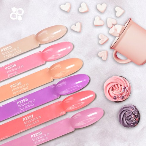 Smalto semipermanente P2297 La gentilezza è preziosa -Smalto semipermanente -Purple Professional