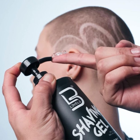 Gel à raser transparent Level3 500 ml -Barbe et moustache -L3vel3