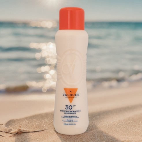 Valquer Carote Latte Solare Abbronzante SPF 30 500ml -Solare -Valquer