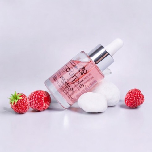 SPA NAIL OIL Raspberry nail oil 30ml -Nail polish remover treatments -Purple Professional