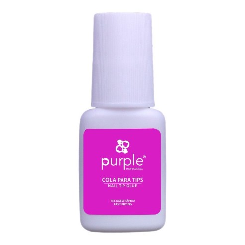 Pegamento para Tips Purple Professional 8g -Gel y Acrílico -Purple Professional
