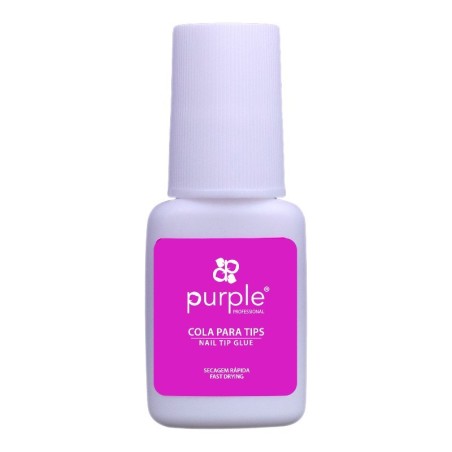 Glue for Tips Purple Professional 8g -Gel and Acrylic -Purple Professional