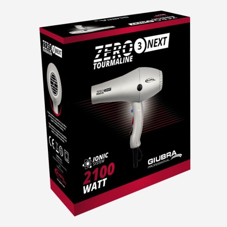 Dryer Zero 3 Next Ionic Tourmaline 2100W Giubra -Hair dryers -Giubra 2