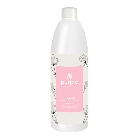 Dissolvant Soak Off 1000 ml -Traitements de dissolvant pour vernis à ongles -Purple Professional
