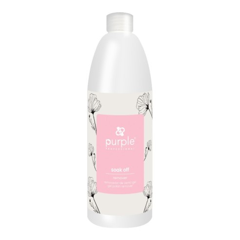 Soak-Off-Entferner 1000ml -Nagellackentferner-Behandlungen -Purple Professional