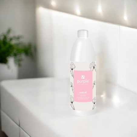 Removedor Soak Off 1000ml -Tratamentos com removedor de esmalte -Purple Professional