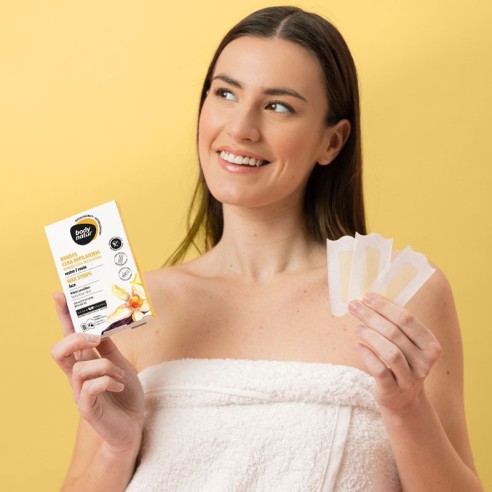 Bandas de cera depilatória facial Body Natur -Depilação com cera -Body Natur