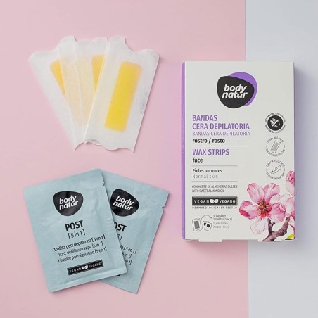 Bandas Cera Depilatoria Facial Body Natur -Depilación con cera -Body Natur