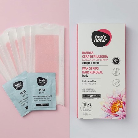 Faixas de Cera Depilatória Corporal Body Natur -Depilação com cera -Body Natur 2
