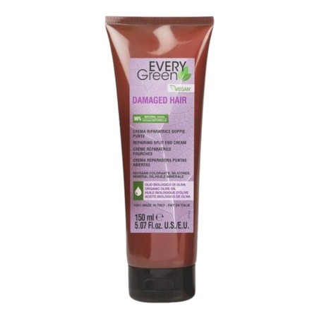 Crema riparatrice per doppie punte Everygreen Damaged Hair 150ml -Prodotti per parrucchieri -Everygreen