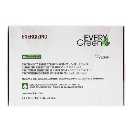 Everygreen Energizing Anti-Hair Loss Treatment 8x8ml -Anti fall -Everygreen