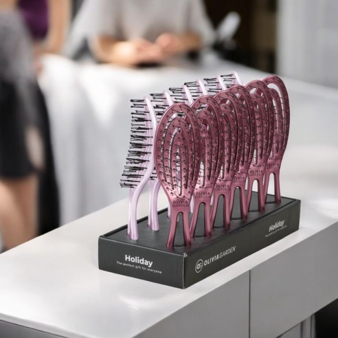 Olivia Garden Travel Holiday 2024 Display Iced Collection 12 units. -Brushes -Olivia Garden