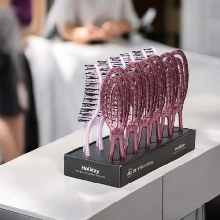 Olivia Garden Travel Holiday 2024 Présentoir Iced Collection 12 unités. -Brosses -Olivia Garden