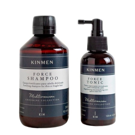 Kinmen Force Hair Loss Pack Shampooing 300 ml + Tonique 125 ml -Anti-chute -KIN Cosmetics