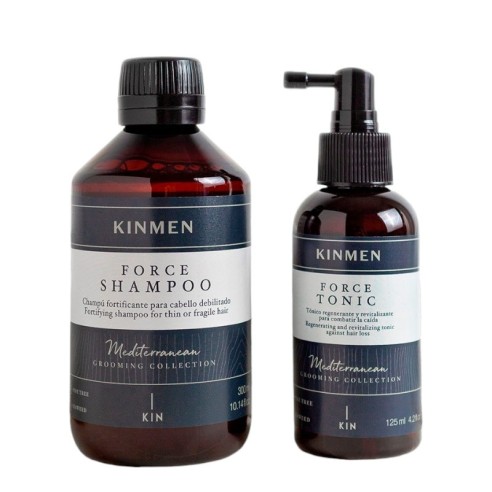 Kinmen Force Hair Loss Pack Shampooing 300 ml + Tonique 125 ml -Anti-chute -KIN Cosmetics