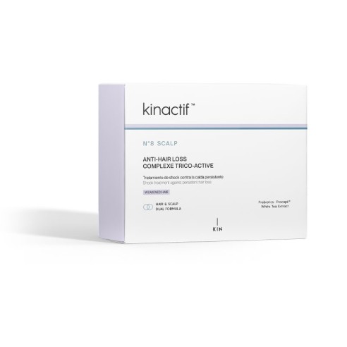 Pack Anticaída Champú + Ampollas Kinactif N.8 Scalp Anti-Hair Loss -Packs de productos para el pelo -KIN Cosmetics