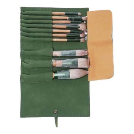 Set mit 10 ECO-Bürsten aus Buchenholz und Nylon -Bürsten und Schwämme -Bifull 2