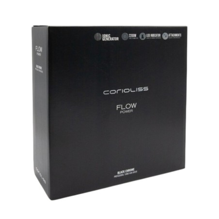 Secador de cabelo Flow Power Black Chrome Corioliss -Secadores de cabelo -Corioliss