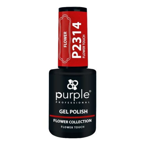 Gel-Nagellack P2314 Flower Touch -Semipermanenter Emaille -Purple Professional