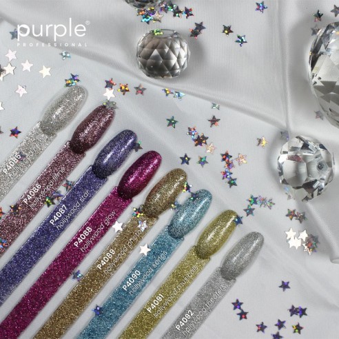 Smalto per unghie P4091 Hollywood Musicals Luxury Purple Professional -Smalto per unghie -Purple Professional