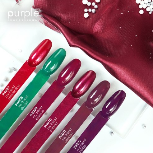 Smalto per unghie P4072 My Friend Thekla Luxury Purple Professional -Smalto per unghie -Purple Professional