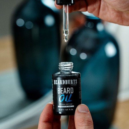 Heritage Beardburys Original Bartöl 30ml -Bart und Schnurrbart -Beardburys 2