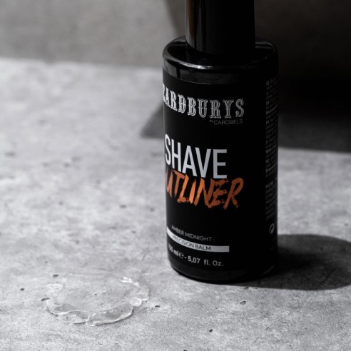 Beardburys OUTLINER Amber Midnight Rasiergel 150 ml -Bart und Schnurrbart -Beardburys