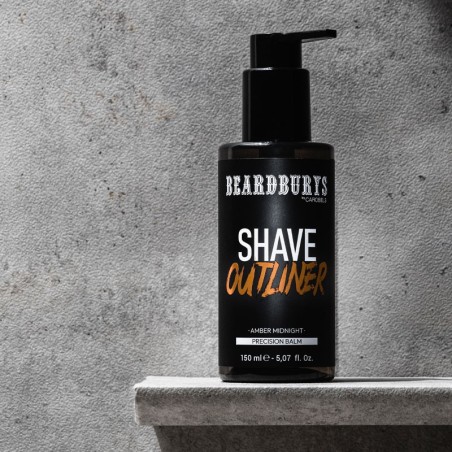 Beardburys OUTLINER Gel à Raser Ambre Minuit 150 ml -Barbe et moustache -Beardburys