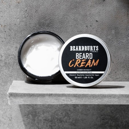 Crema de Barba Nutritiva y Reparadora Amber Midnight Beardburys 50ml -Barba y bigote -Beardburys