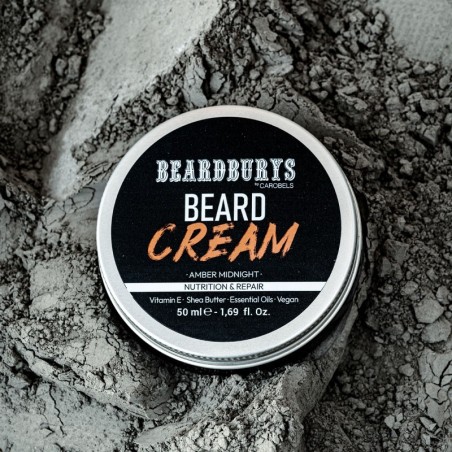 Beardburys Amber Midnight Crema da barba nutriente e riparatrice 50 ml -Barba e baffi -Beardburys