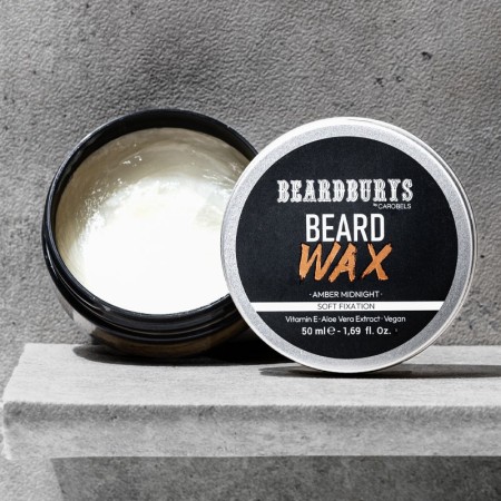 Beardburys Amber Midnight Bartwachs 50ml -Bart und Schnurrbart -Beardburys 2