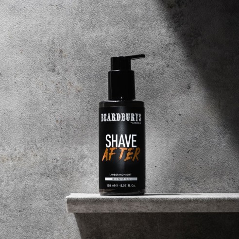 Beardburys Amber Midnight Après-Rasage Régénérant 150 ml -Barbe et moustache -Beardburys