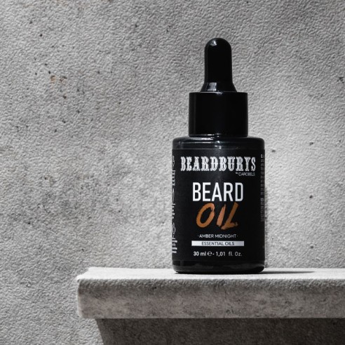Óleo para barba Amber Midnight Beardburys 30ml -Barba e bigode -Beardburys