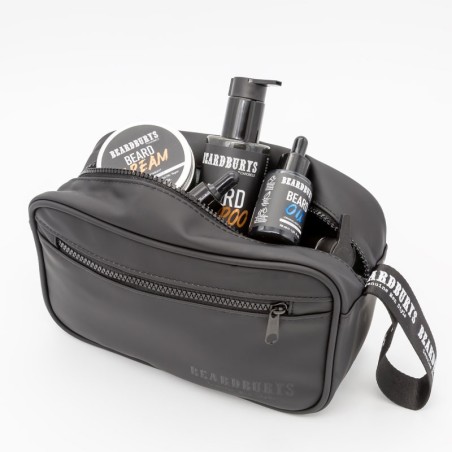 Borsa da toilette Beardburys Black Edition -Barba e baffi -Beardburys