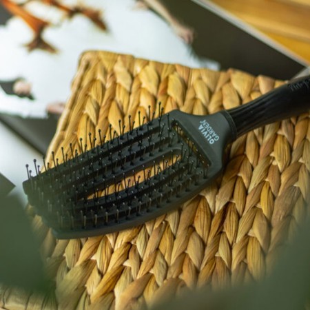 Soin des Brosses à Doigts Iconic Double Poils Noir -Brosses -Olivia Garden 2