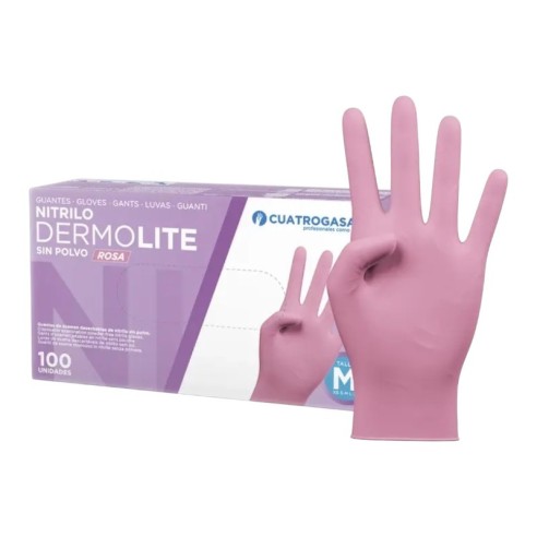 Gant en nitrile rose sans poudre -Des gants -