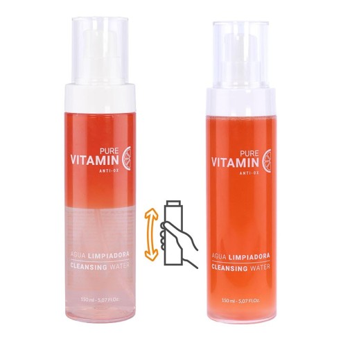 Nettoyant visage biphasé à la vitamine C - 150 ml -Lim cheeper et toniques -Noche & Día