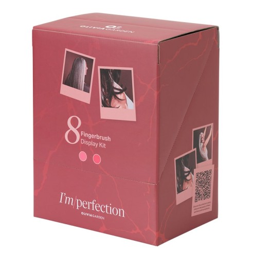 Expositor Fingerbrush Imperfection 8 Unidades -Cepillos -Olivia Garden