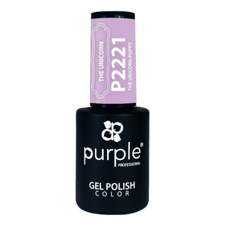 Esmalte Gel P2221 The Unicorn Poppy Purple Profes -Semi permanent nail polishes -Purple Professional