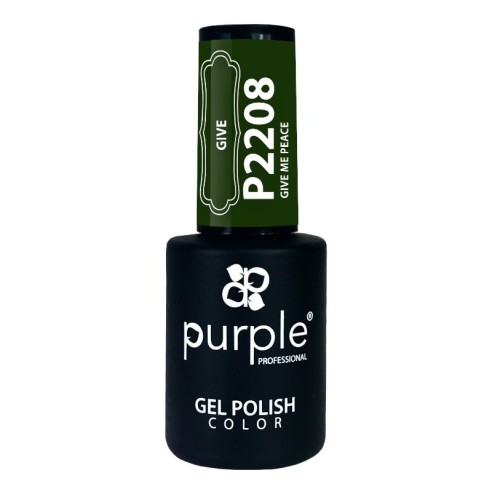 Verniz Gel P2208 Give Me Peace Purple Professional -Esmalte semipermanente -Purple Professional