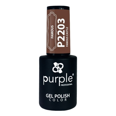 Esmalte Gel P2203 Famous Castle Purple Profession -Vernis semi permanents -Purple Professional
