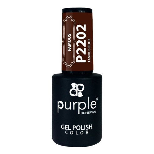 Gel-Nagellack P2202 Famous Book Purple Professional -Semipermanenter Emaille -Purple Professional