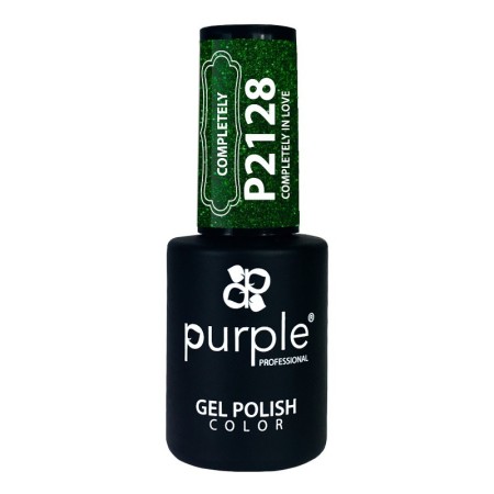 Esmalte Gel P2128 Completely In Lo Purple Professi -Semi permanent nail polishes -Purple Professional