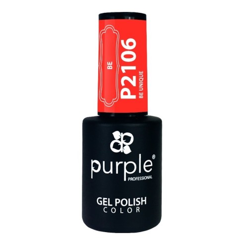 Verniz Gel P2106 Be Uniquei Purple Professional -Esmalte semipermanente -Purple Professional